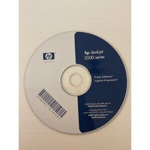 Hp Deskjet 3500 Series Printer Software CD For Windows 98/2000/Me/XP & Mac OS 9/